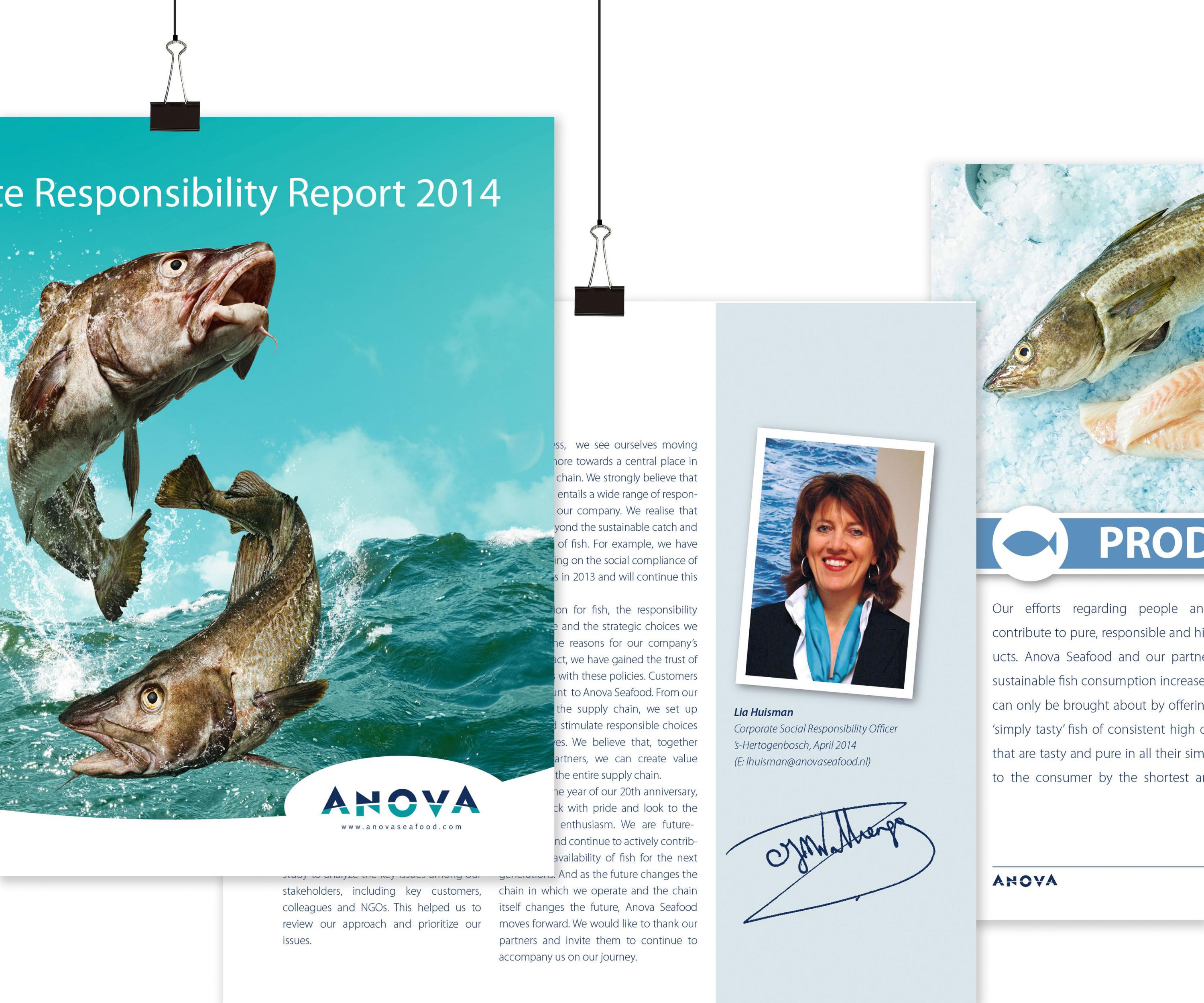 CSR-Bericht für Anova Seafood